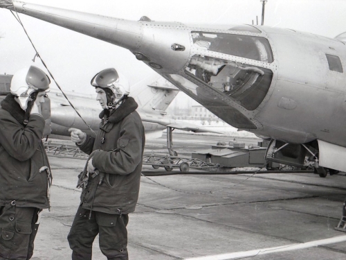 USSR Yakovlev Yak-28 bombers at the Cherlyany airport