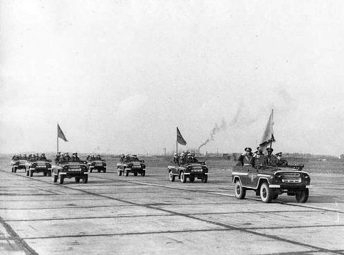 USSR Yakovlev Yak-28 bombers at the Cherlyany airport