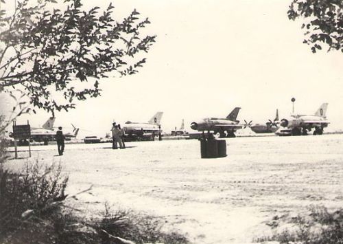 Afghan Air Force MiG-21FL FIshbed-D in Bagram airport