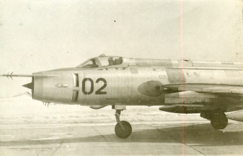 1st squadron Basic Su-17 Fitter-C fighter-bomber in Vozdvizhenka AB in 1975