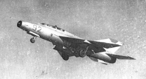Soviet Air Force 27th Guard Fighter Air Regiment MiG-21UM  Mongol-B