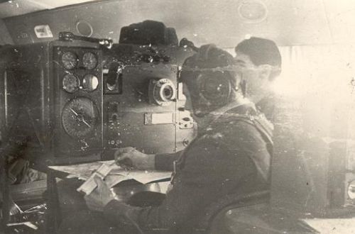 Soviet Navigator training flying classroom