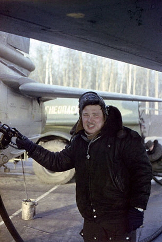 Soviet 372th APIB MiG-27M at Daugavpils-Lociki