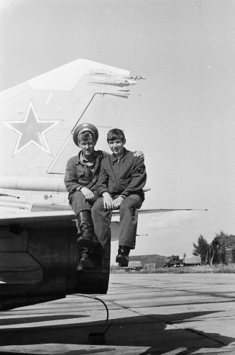 Soviet MiG-23M tail at Orlovka Soviet MiG-23M tail at Orlovka